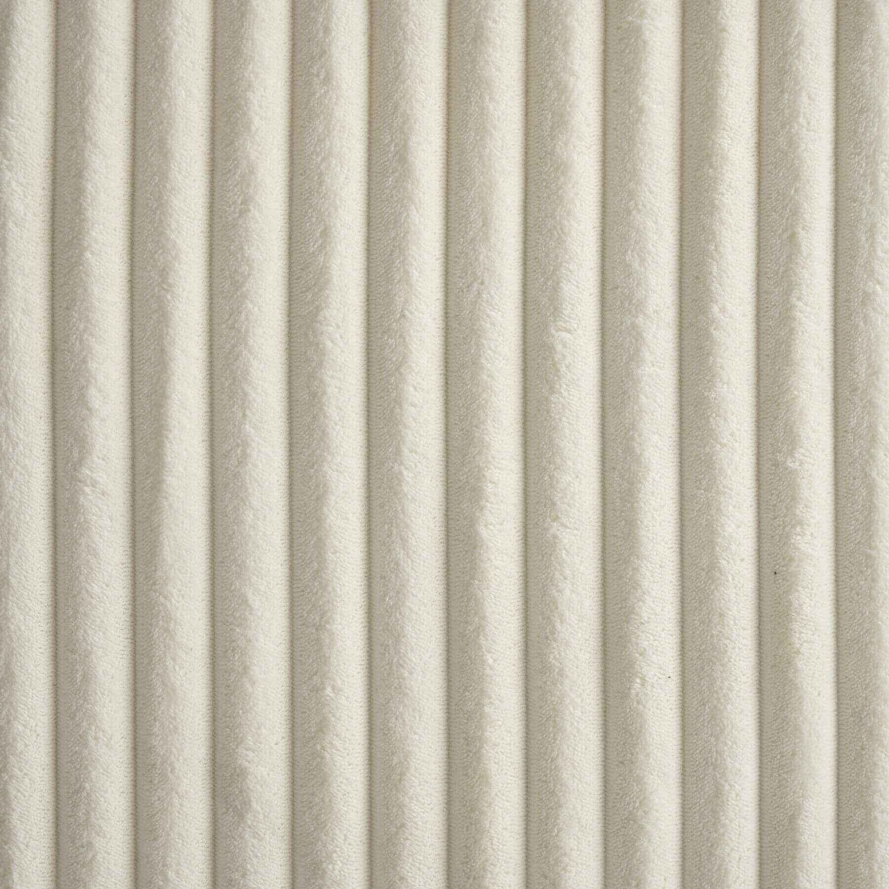 Detail of Uptown Nursery Swivel Rocker and Recliner in Corduroy Pearl White