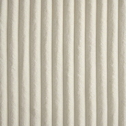 Detail of Uptown Nursery Swivel Rocker and Recliner in Corduroy Pearl White