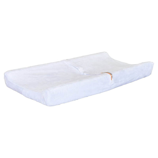 AFG Velboa Fabric Cover for Contoured Changing Pad | White