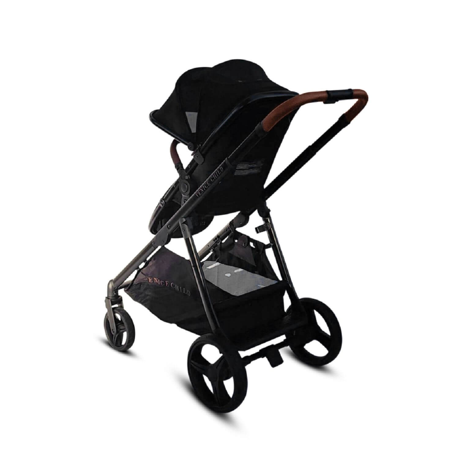 Venice Child Ventura Single to Double Stroller & 2nd Toddler Seat | Midnight