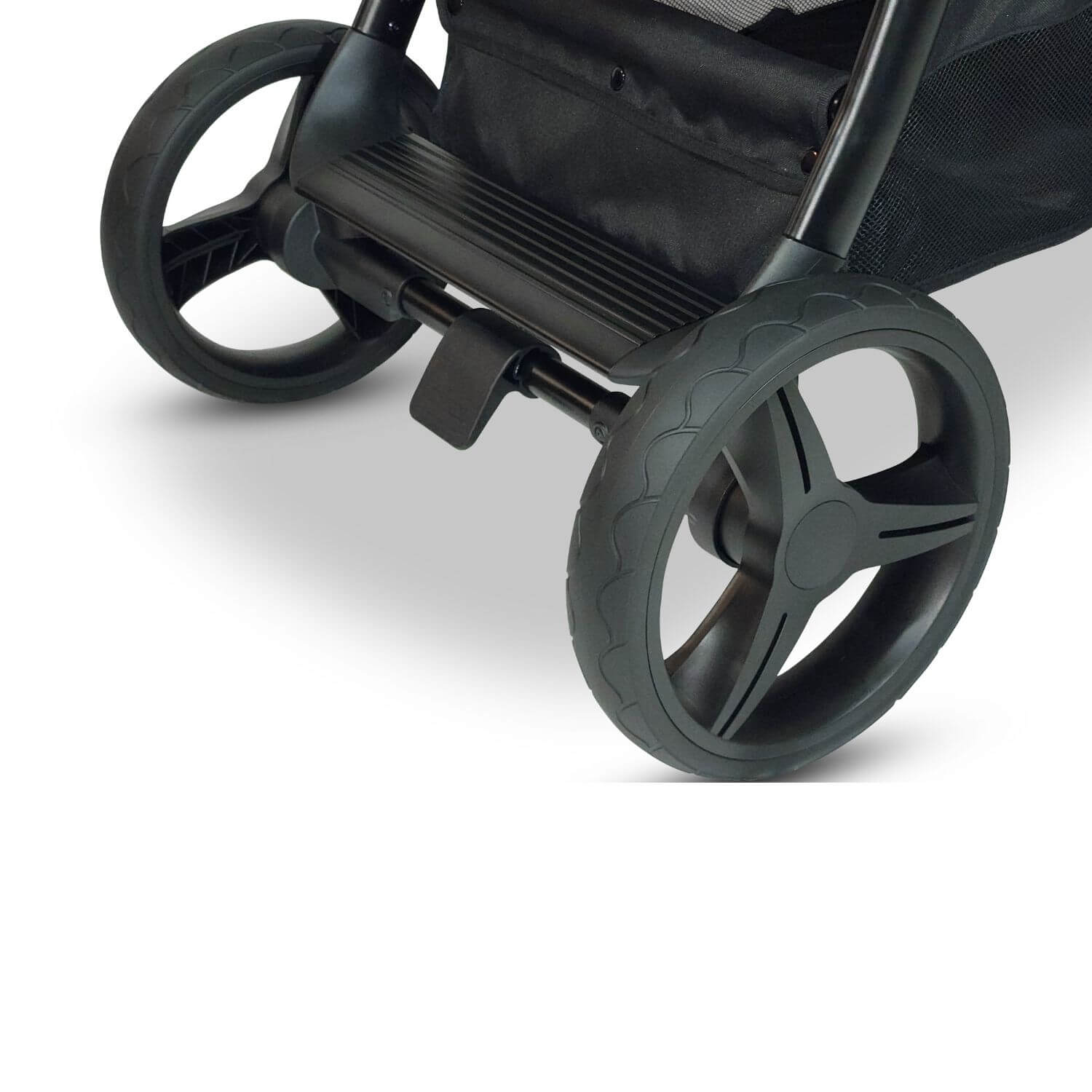 Venice Child Ventura Single to Double Stroller & 2nd Toddler Seat | Shadow - Wheel