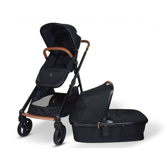 Venice Child Ventura Single to Double Stroller & Bassinet | Midnight