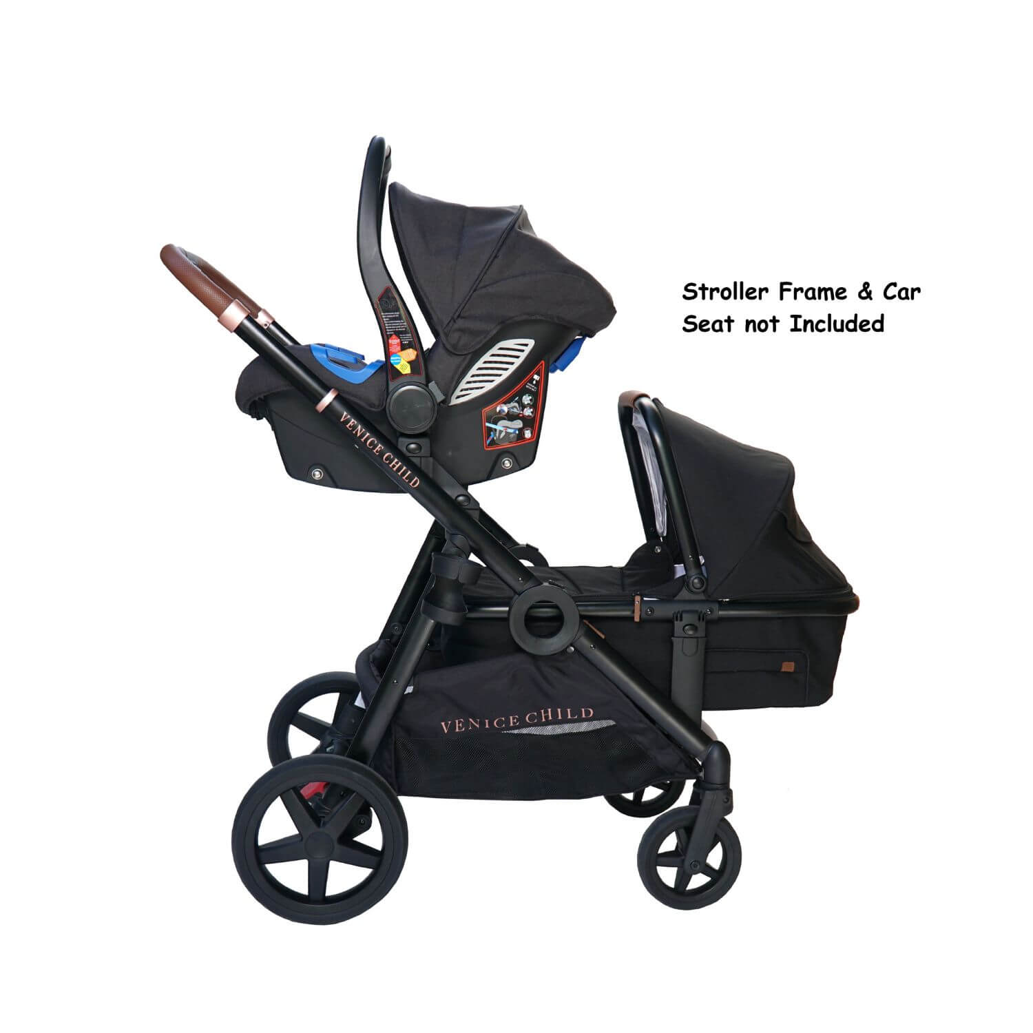 Venice Child Ventura Stroller Stand-Alone Bassinet | Midnight