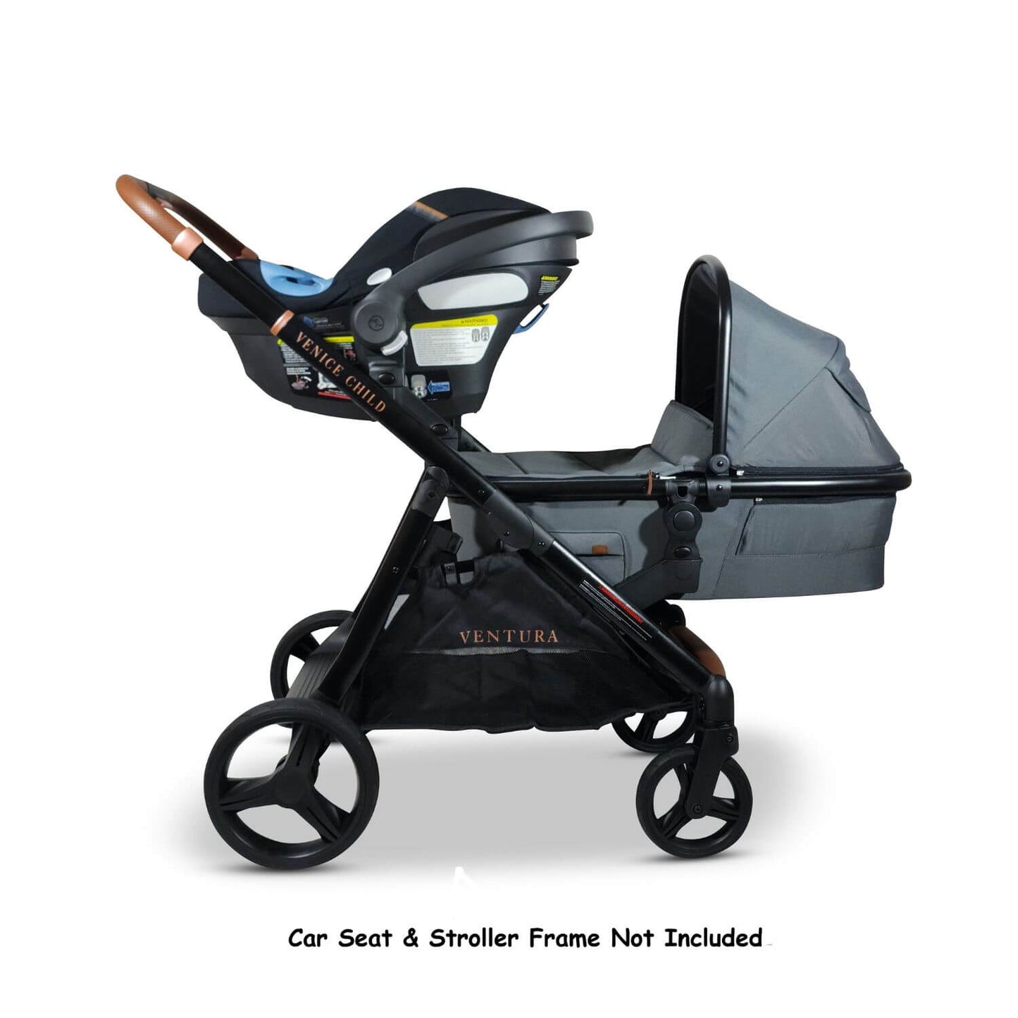 Venice Child Ventura Stroller Stand-Alone Bassinet | Shadow