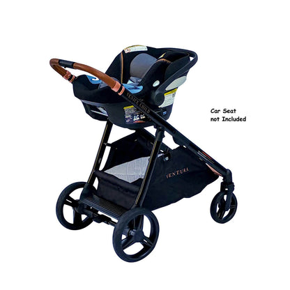 Venice Child Ventura Single to Double Stroller & Bassinet | Midnight