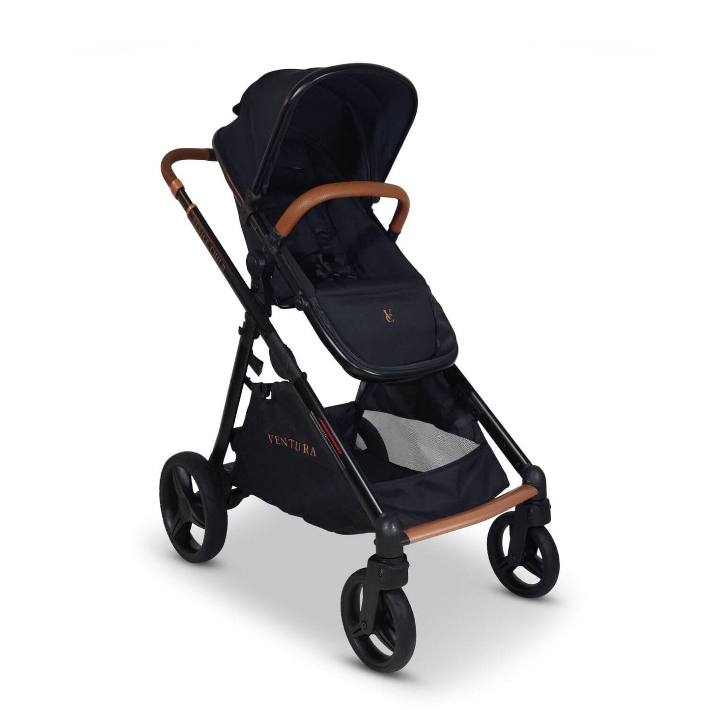 Venice Child Ventura Single to Double Sit-And-Stand Stroller | Midnight