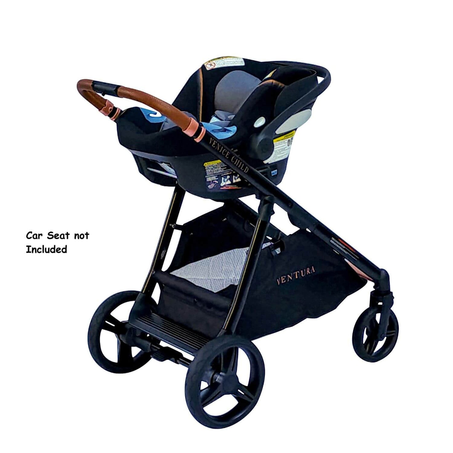 Venice Child Ventura Single to Double Sit-And-Stand Stroller | Midnight
