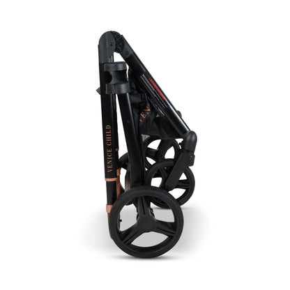 Venice Child Ventura Single to Double Sit-And-Stand Stroller | Midnight