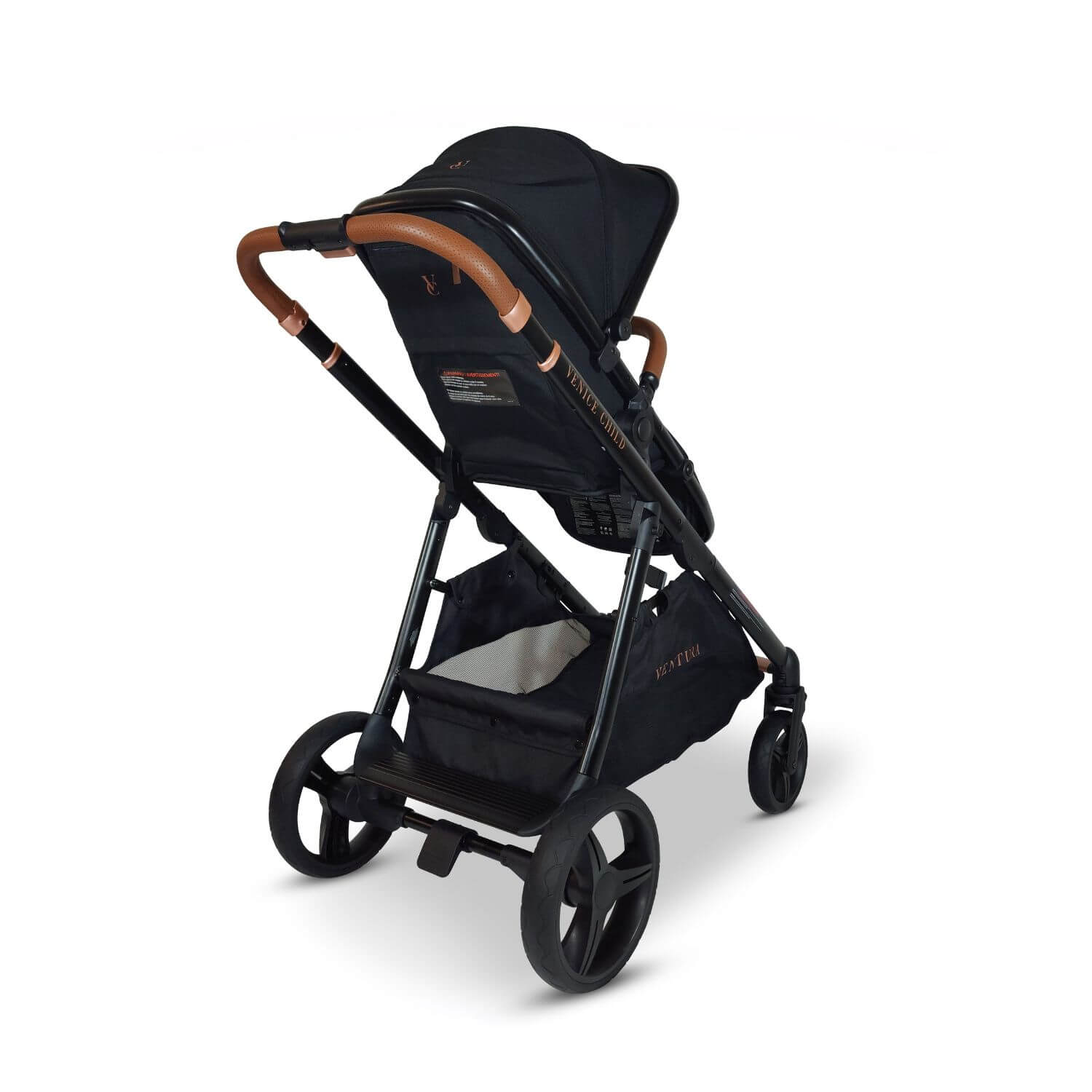 Venice Child Ventura Single to Double Sit-And-Stand Stroller | Midnight