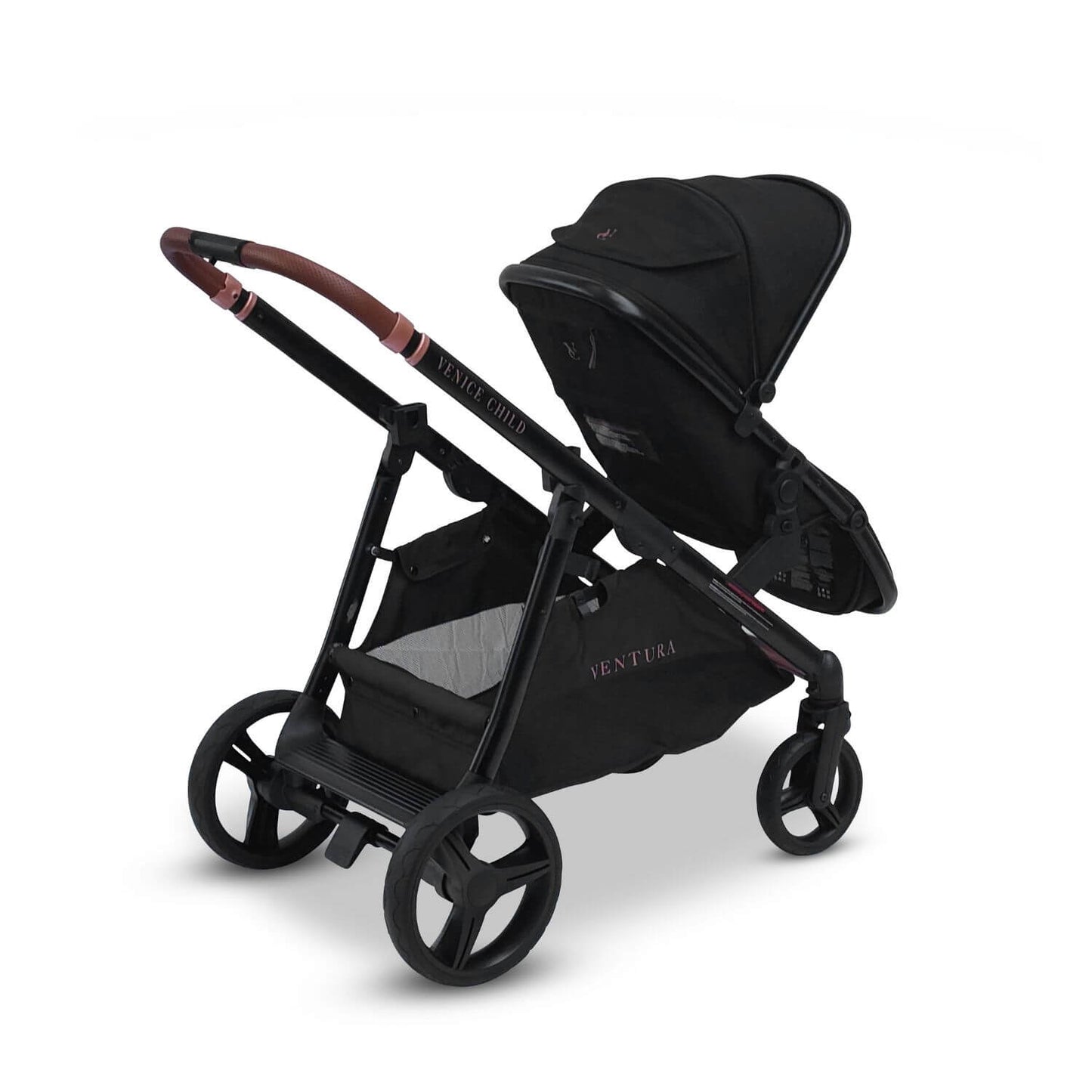 Venice Child Ventura Single to Double Sit-And-Stand Stroller | Midnight