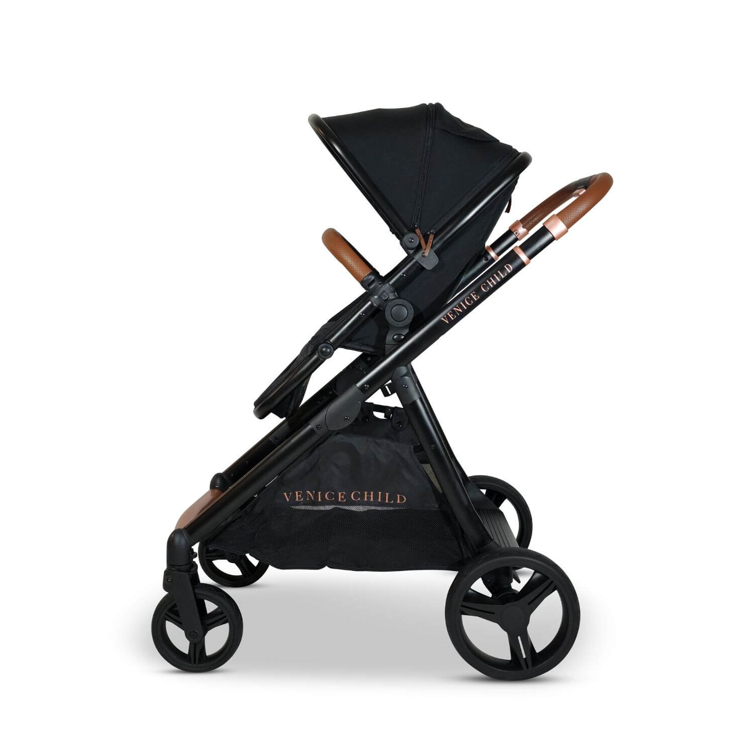 Venice Child Ventura Single to Double Sit-And-Stand Stroller | Midnight