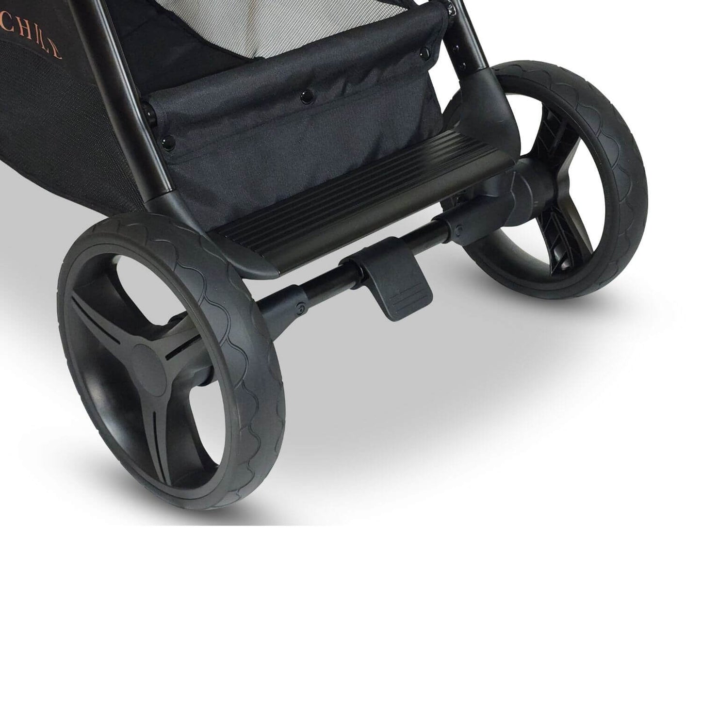 Venice Child Ventura Single to Double Sit-And-Stand Stroller | Shadow - Wheel