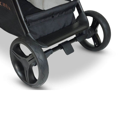 Venice Child Ventura Single to Double Sit-And-Stand Stroller | Shadow - Wheel