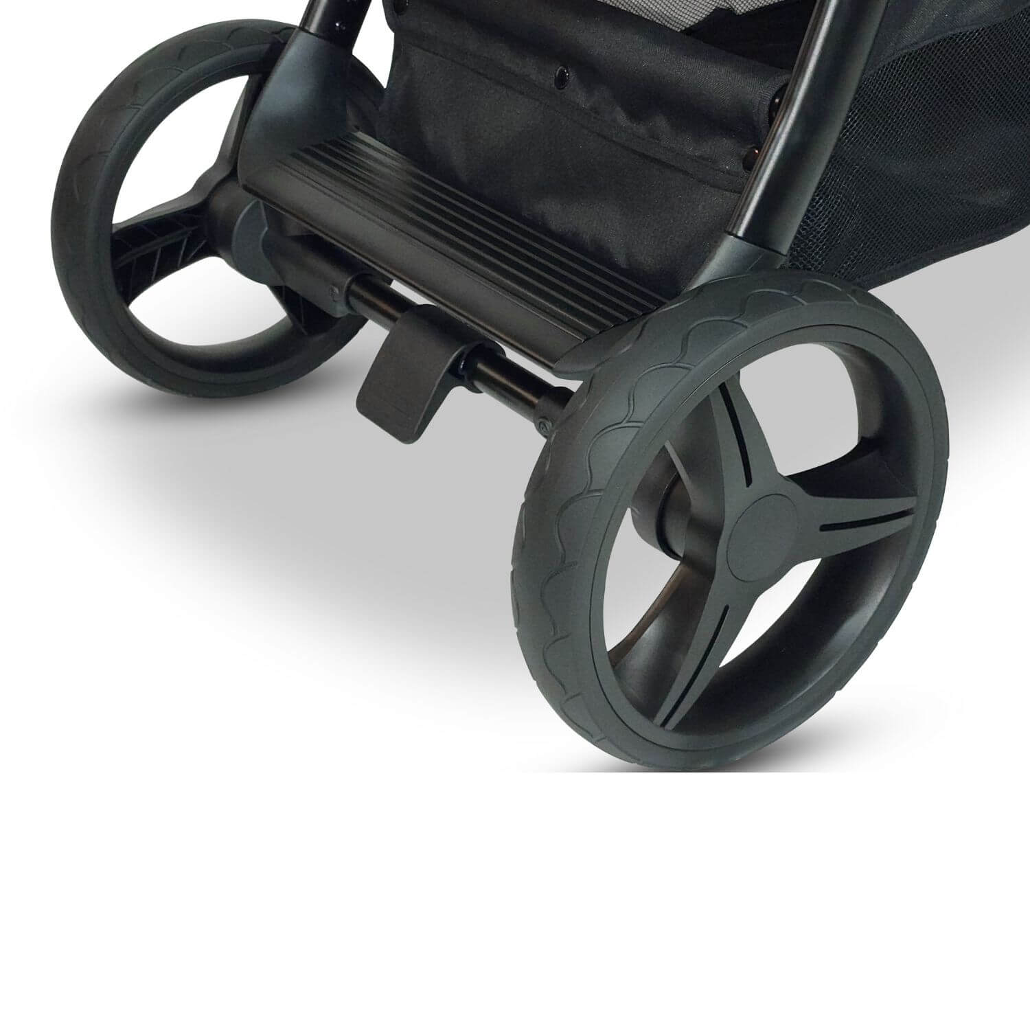 Venice Child Ventura Single to Double Sit-And-Stand Stroller | Shadow - Wheel