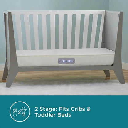 Contours Vibes 2-Stage Soothing Vibrations Crib and Toddler Mattress - Deetail
