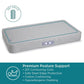 Contours Vibes 2-Stage Soothing Vibrations Crib and Toddler Mattress - Detail