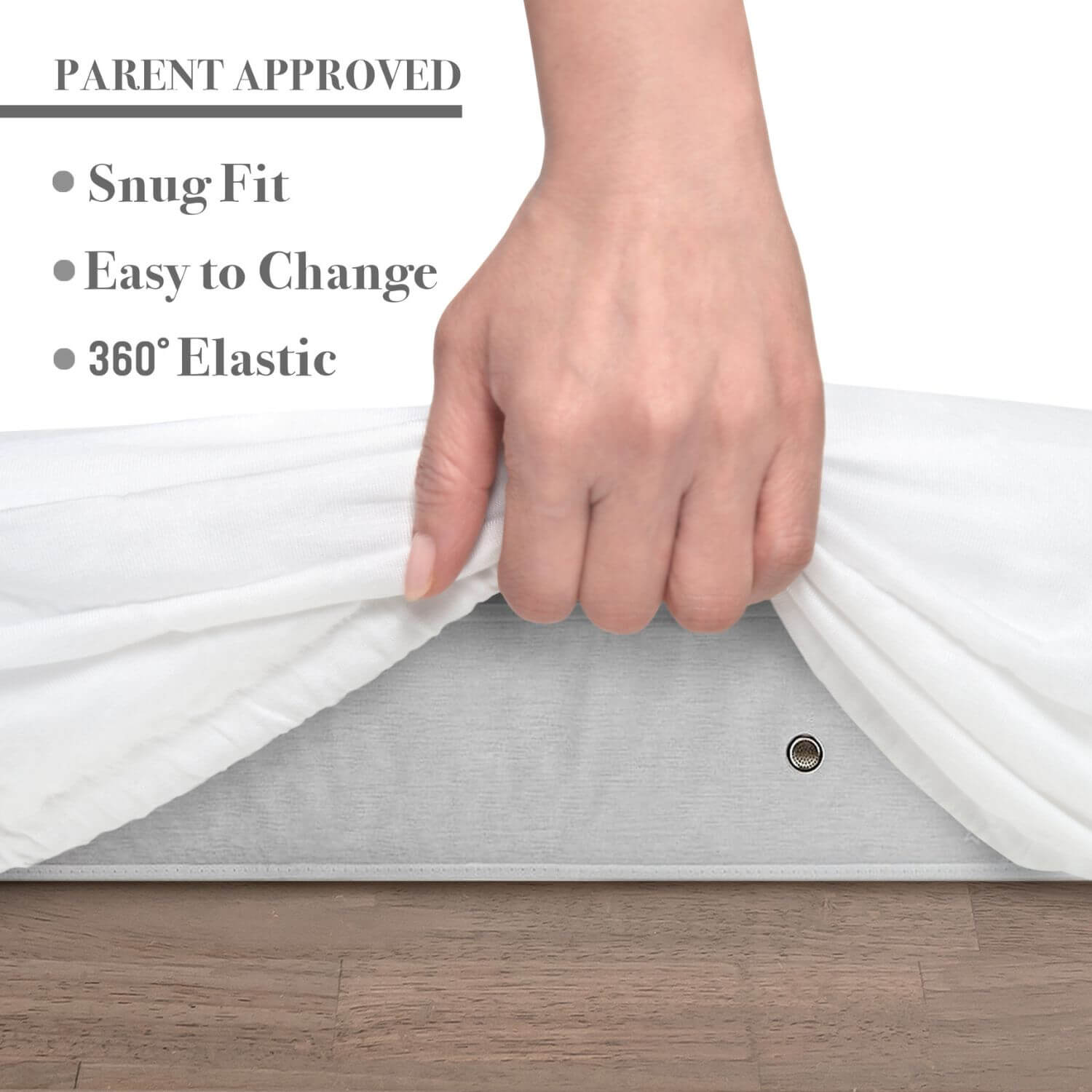 Venice Child Bamboo Viscose Sheets 2 Pk Box | Off White