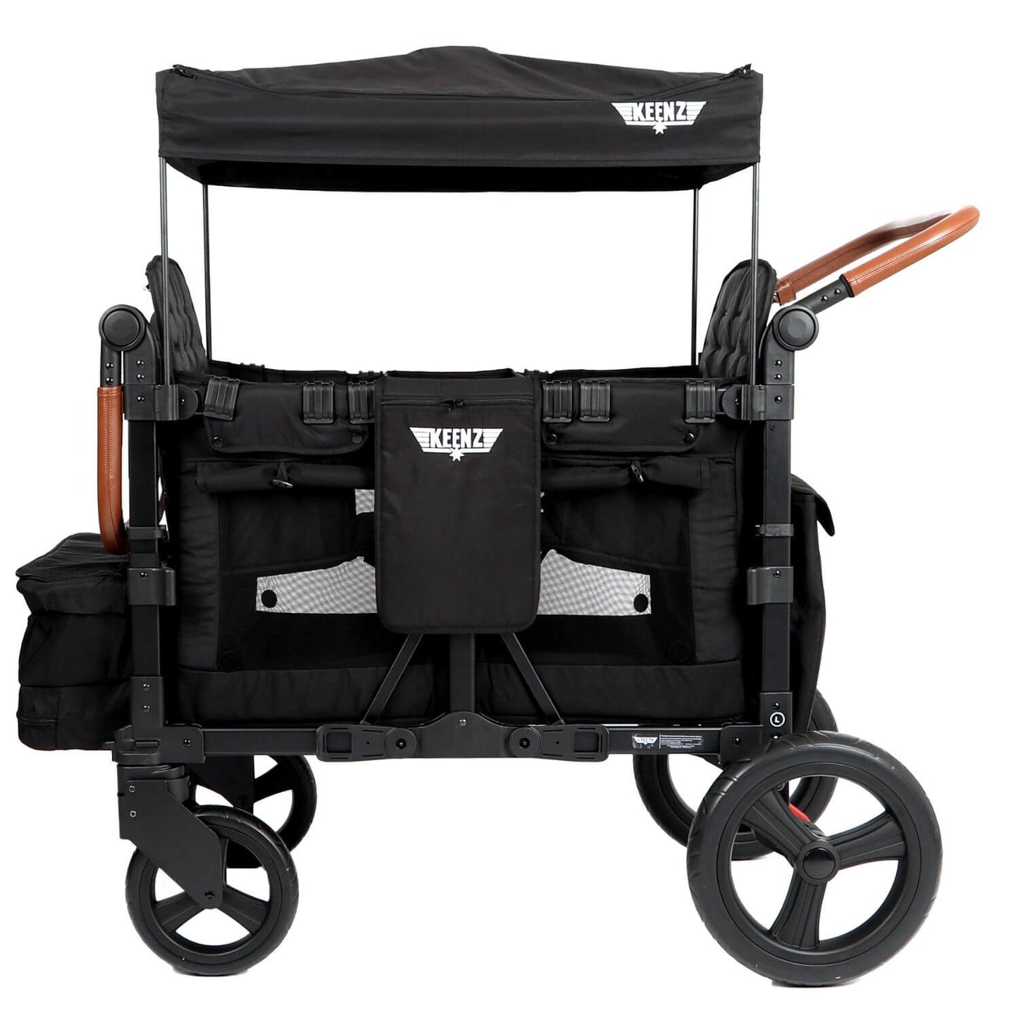 Keenz Vyo͞o The Seating Chameleon Stroller Wagon 4-Passengers Black