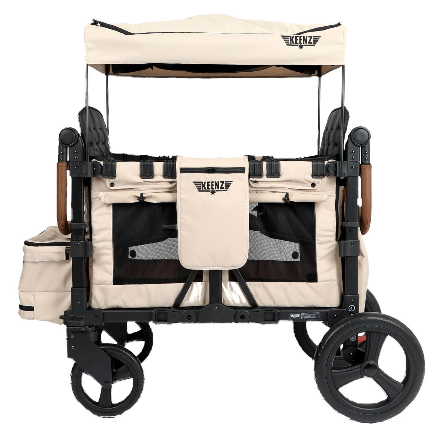 Keenz Vyo͞o The Seating Chameleon Stroller Wagon 4-Passengers Mocha