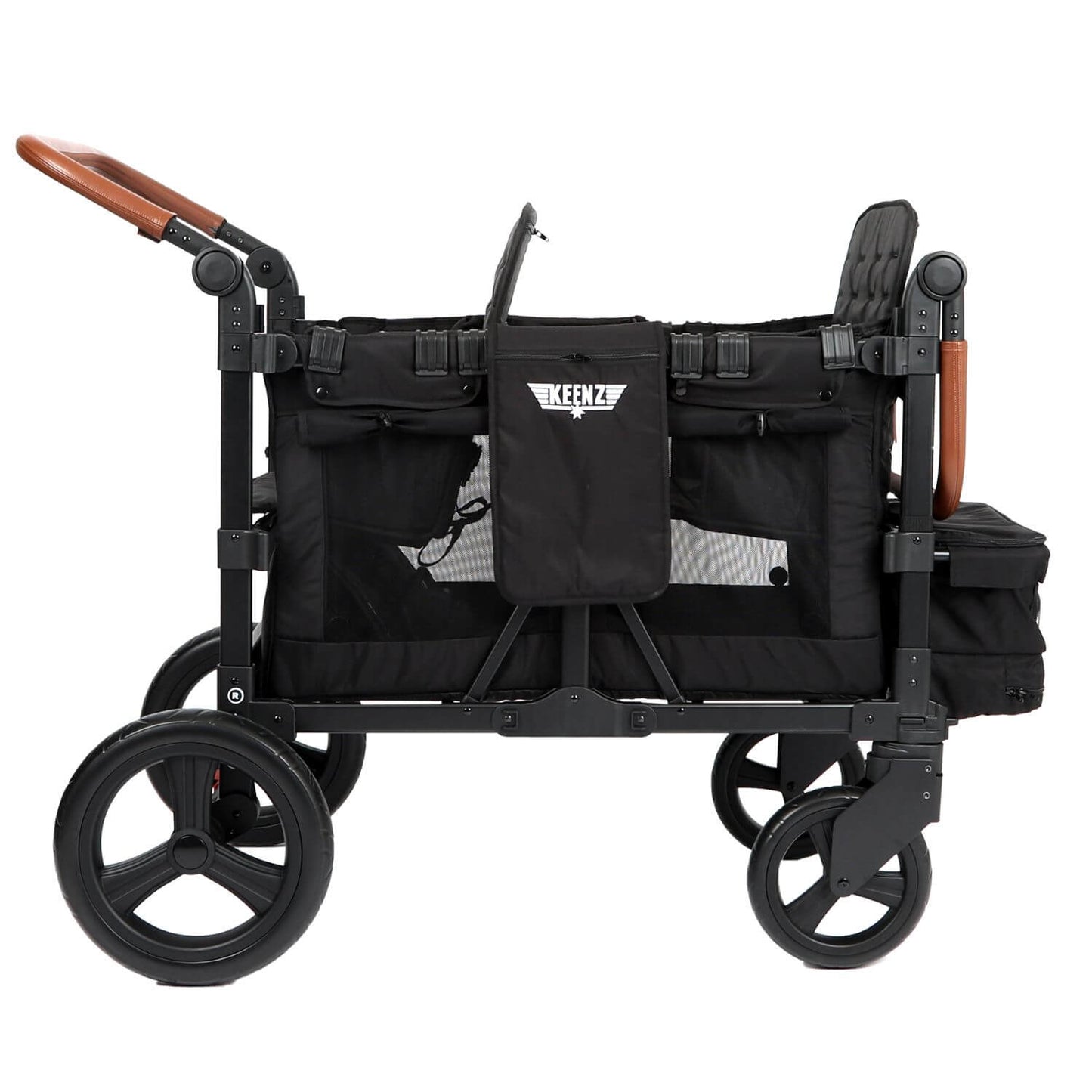 Keenz Vyo͞o The Seating Chameleon Stroller Wagon 4-Passengers Black