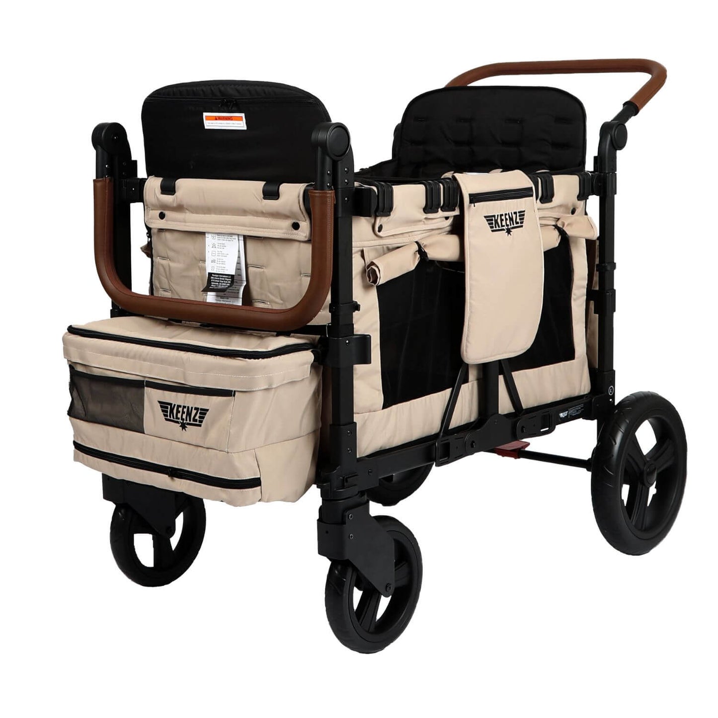 Keenz Vyo͞o The Seating Chameleon Stroller Wagon 4-Passengers Mocha