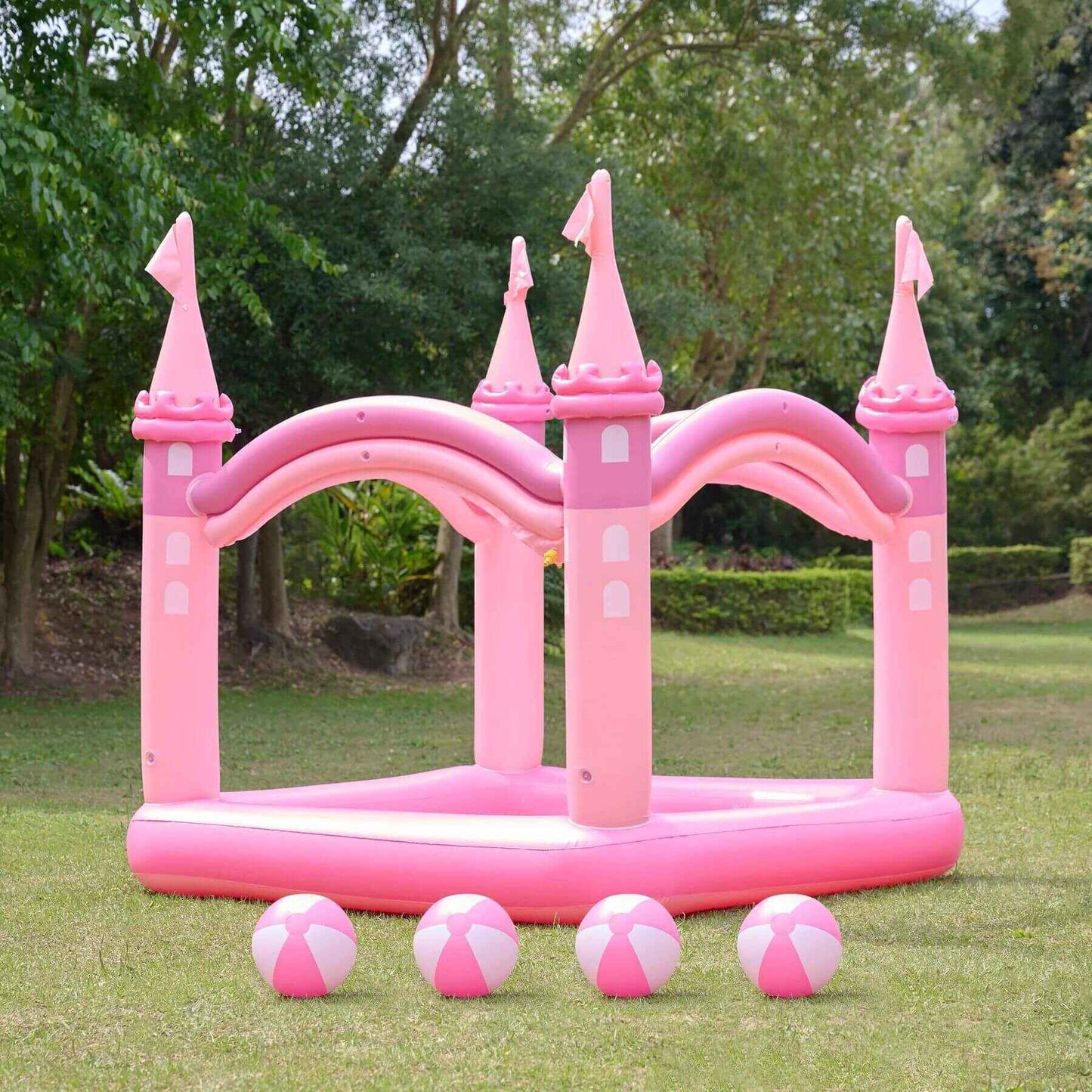 Teamson Kids Water Fun Castle Inflatable Kiddie Pool