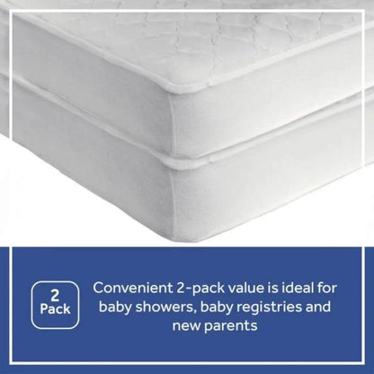 Sealy Waterproof, 2 pack, Crib Mattress Pad - Sold in 2 Pack
