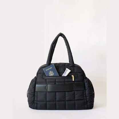 augustnoa the weekender duffle bag black