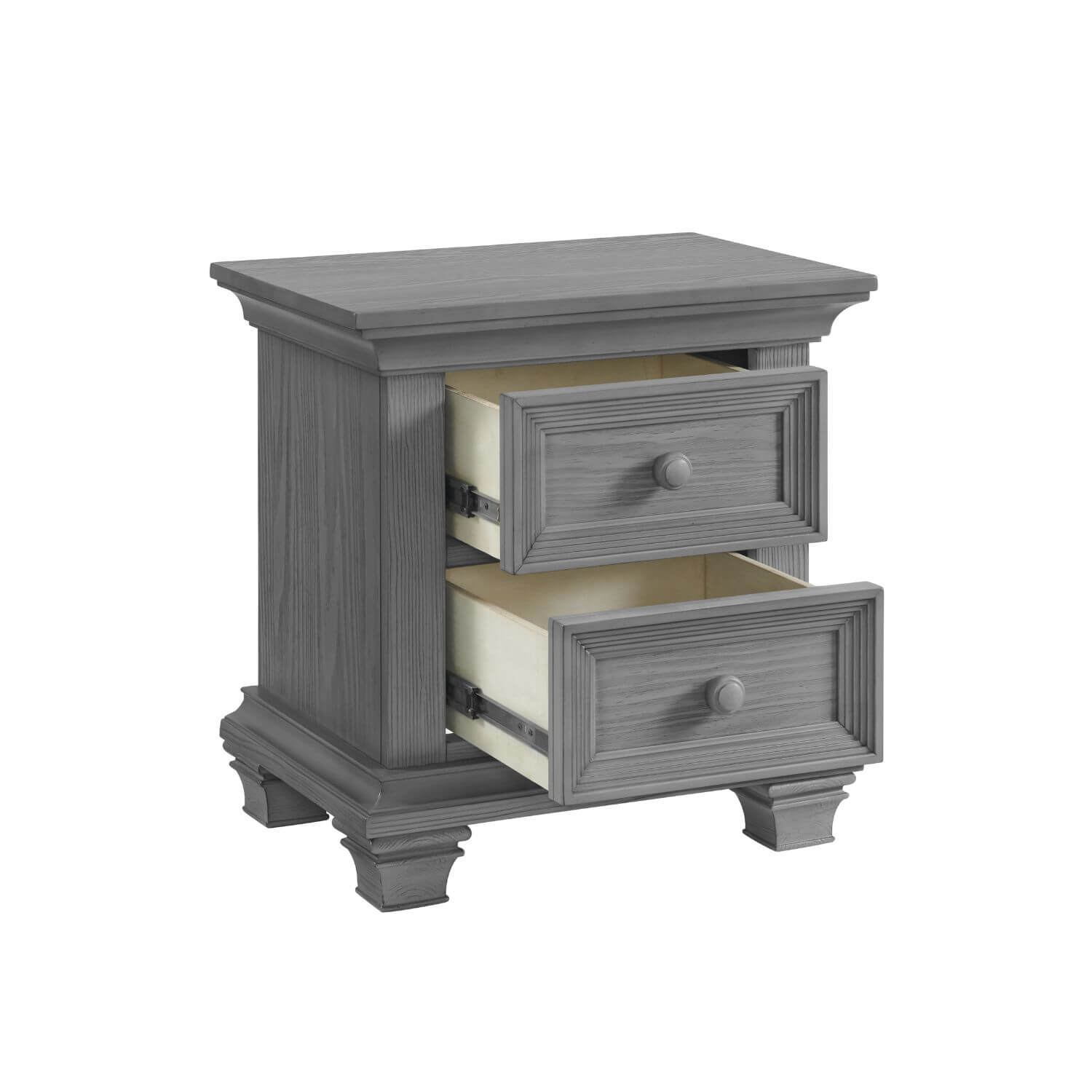 Oxford Baby Weston 2 Drawer Nightstand Dusk Gray