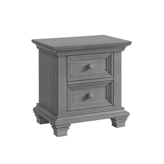Oxford Baby Weston 2 Drawer Nightstand Dusk Gray