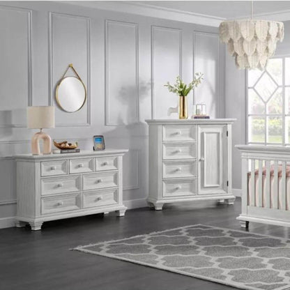 Oxford Baby Weston 4-Drawer Chifferobe | Vintage White