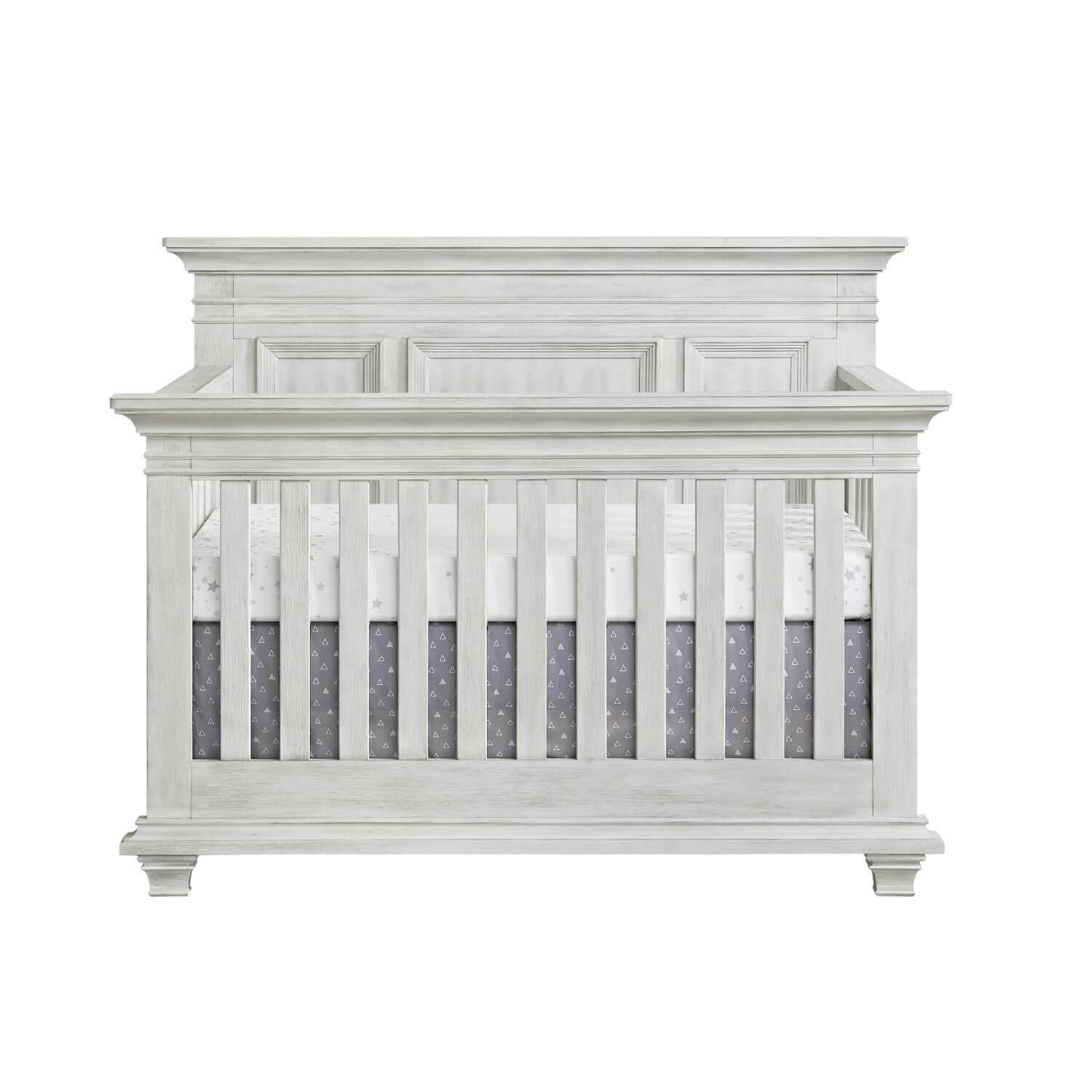 Oxford Baby Weston 4-in-1 Convertible Crib, Vintage White