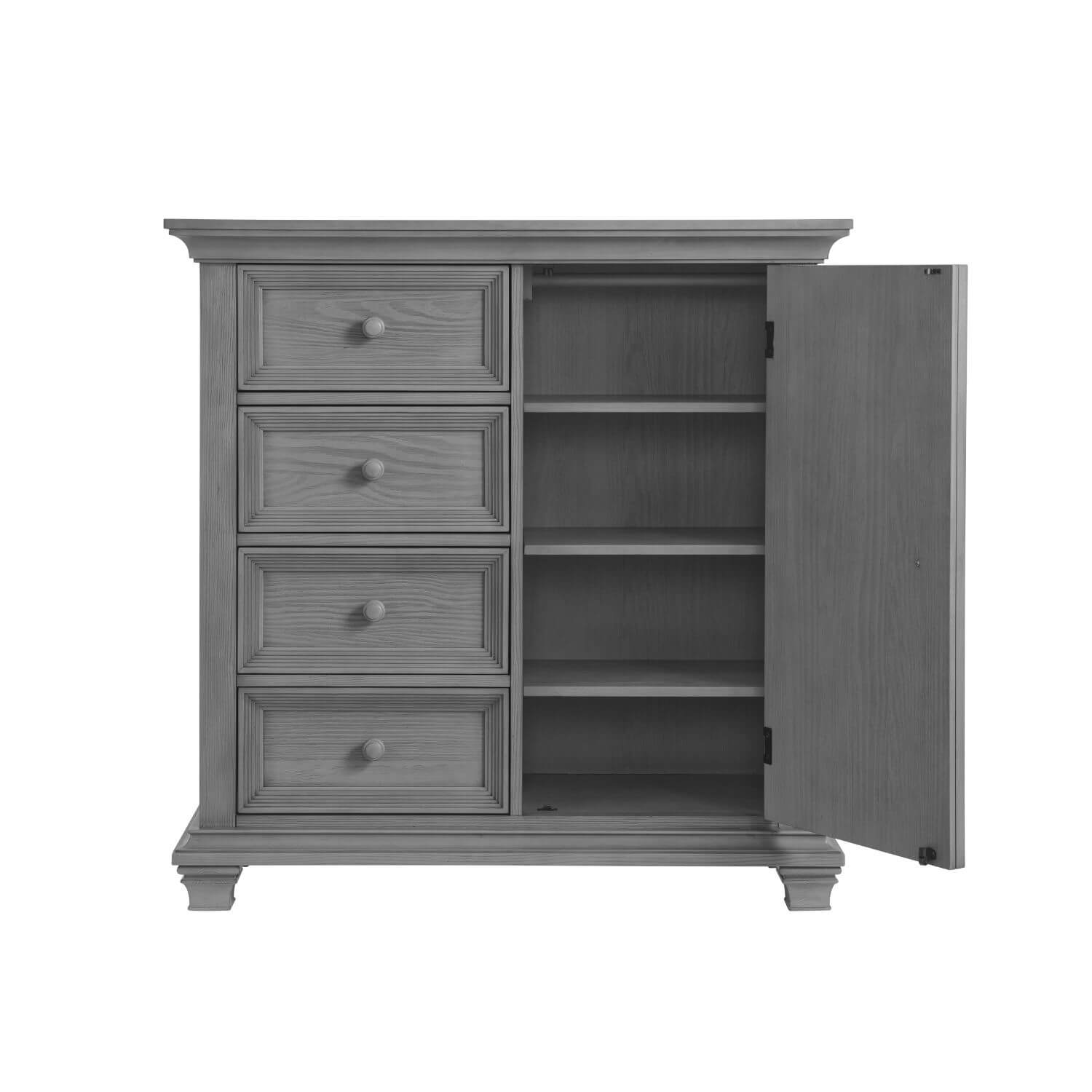 Oxford Baby Weston 4 Drawer Chifferobe Dusk Gray