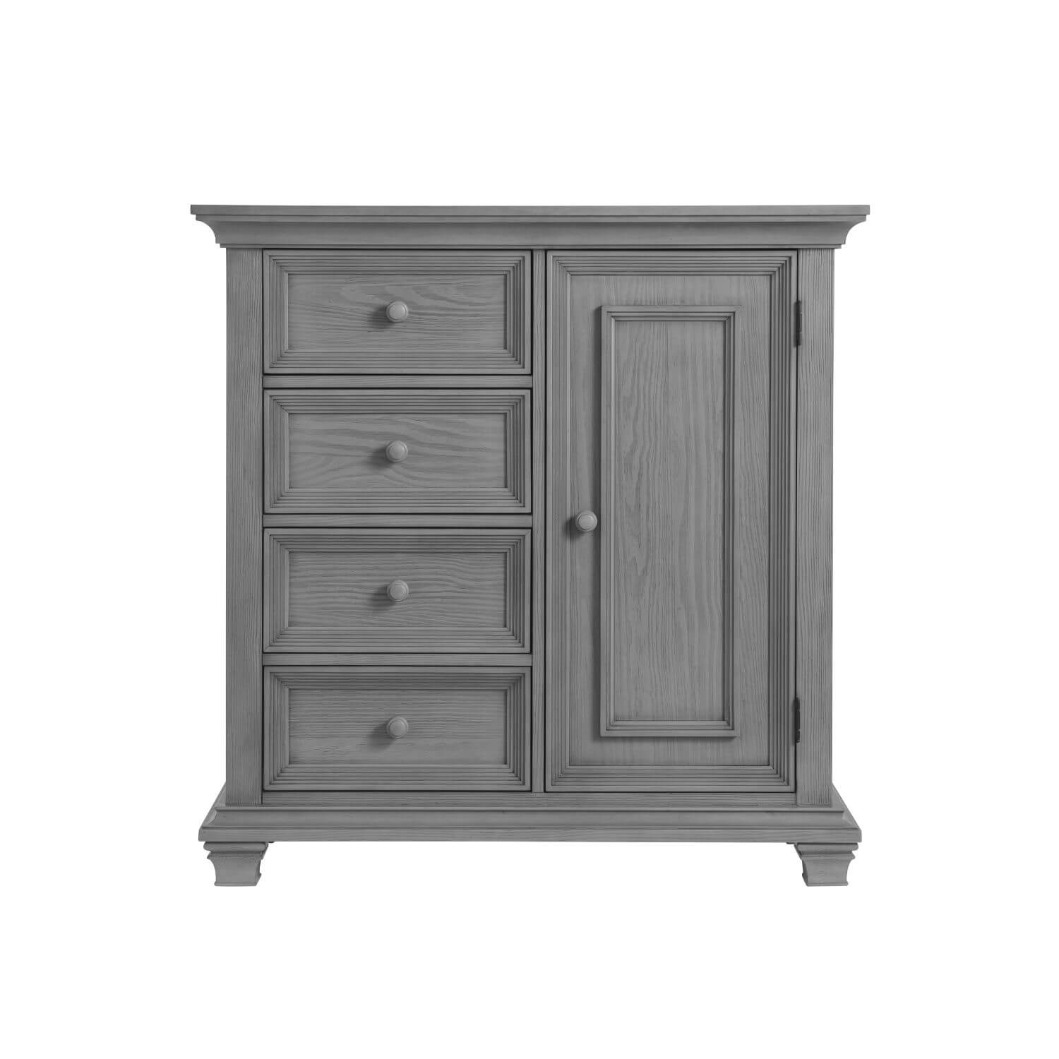 Oxford Baby Weston 4 Drawer Chifferobe Dusk Gray