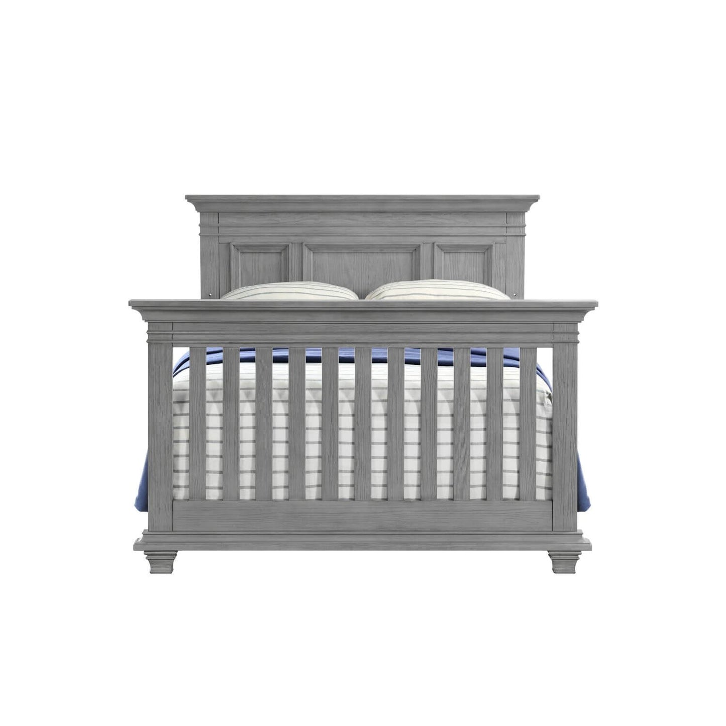 Oxford Baby Weston 4 In 1 Convertible Crib Dusk Gray