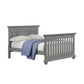 Oxford Baby Weston 4 In 1 Convertible Crib Dusk Gray