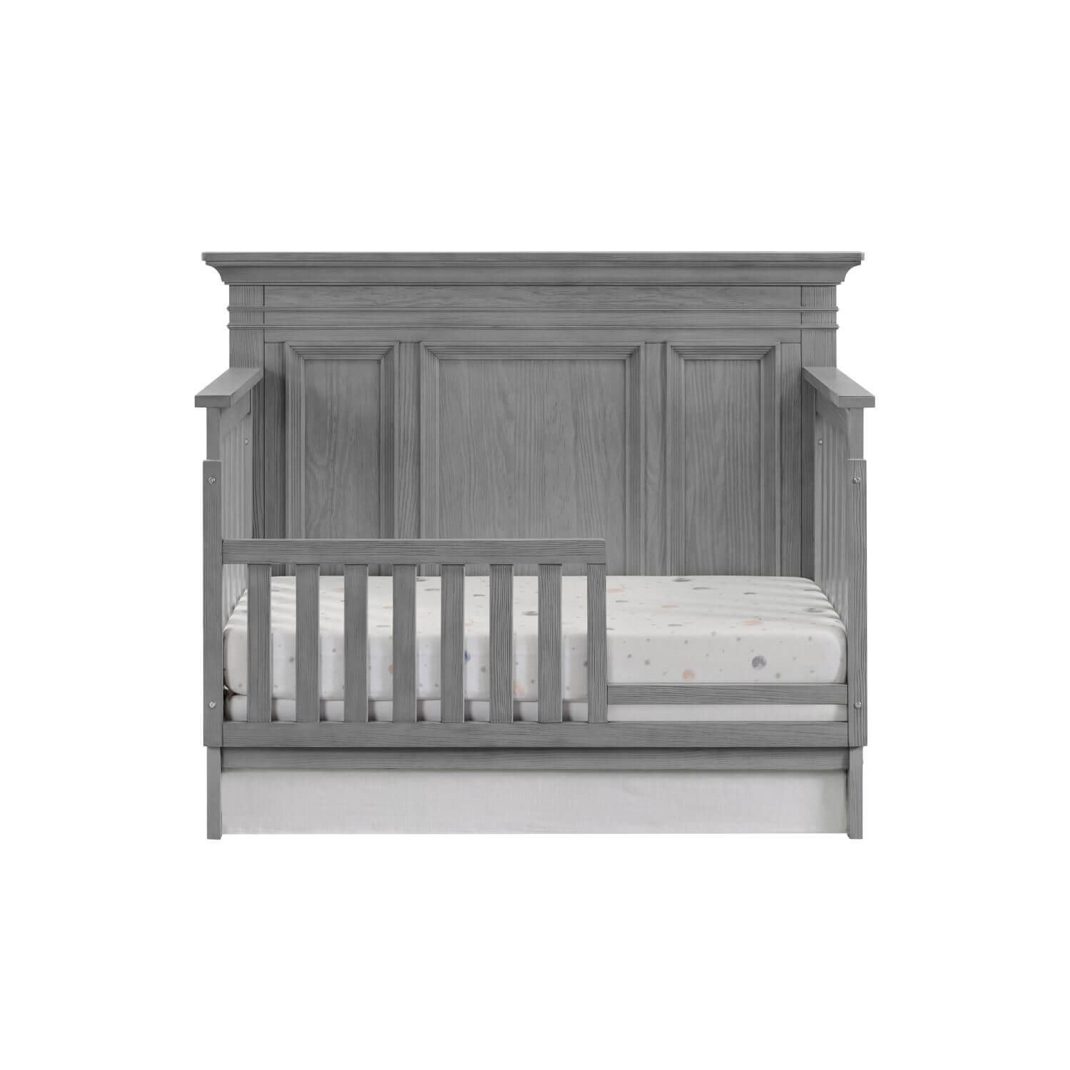 Oxford Baby Weston 4 In 1 Convertible Crib Dusk Gray