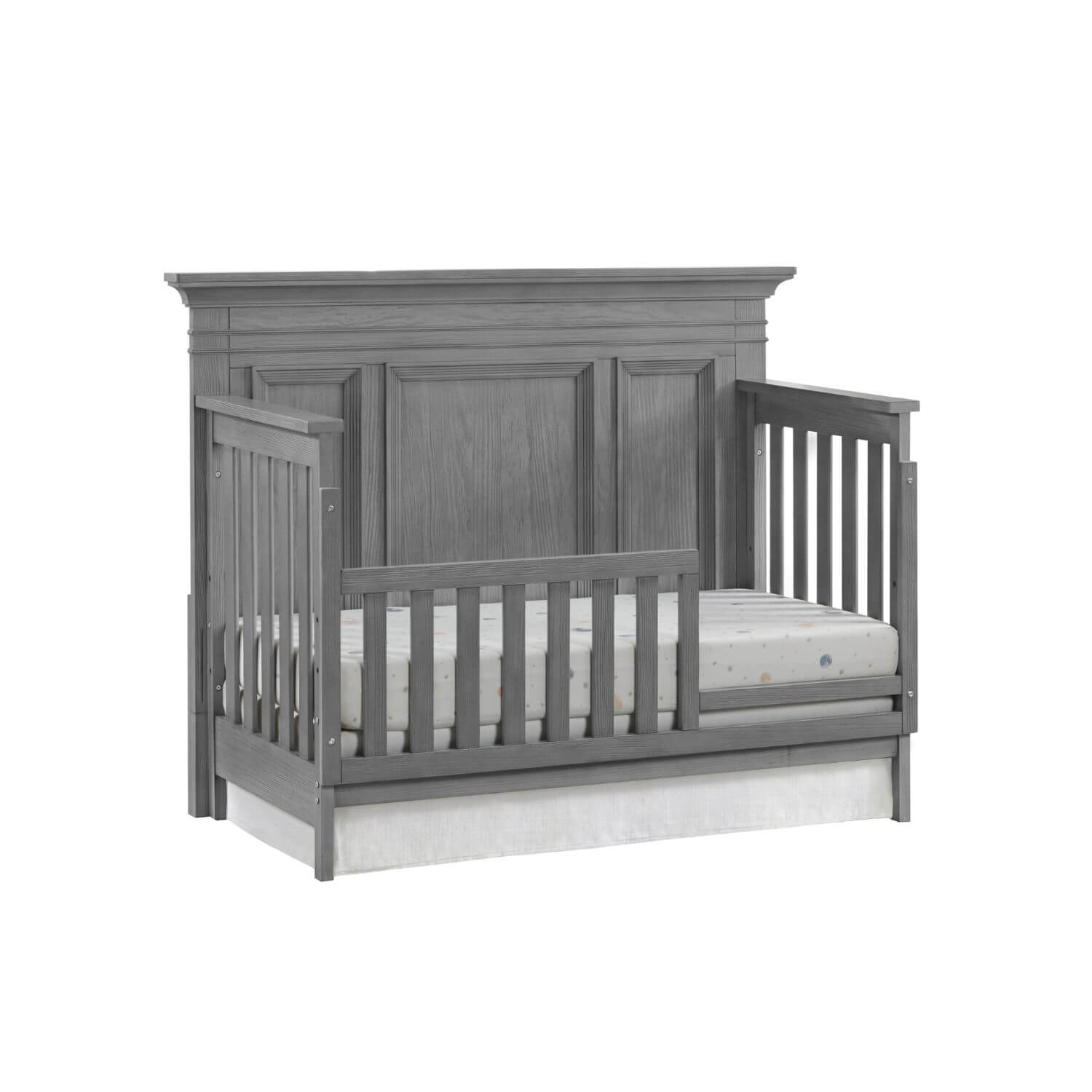 Oxford Baby Weston 4 In 1 Convertible Crib Dusk Gray