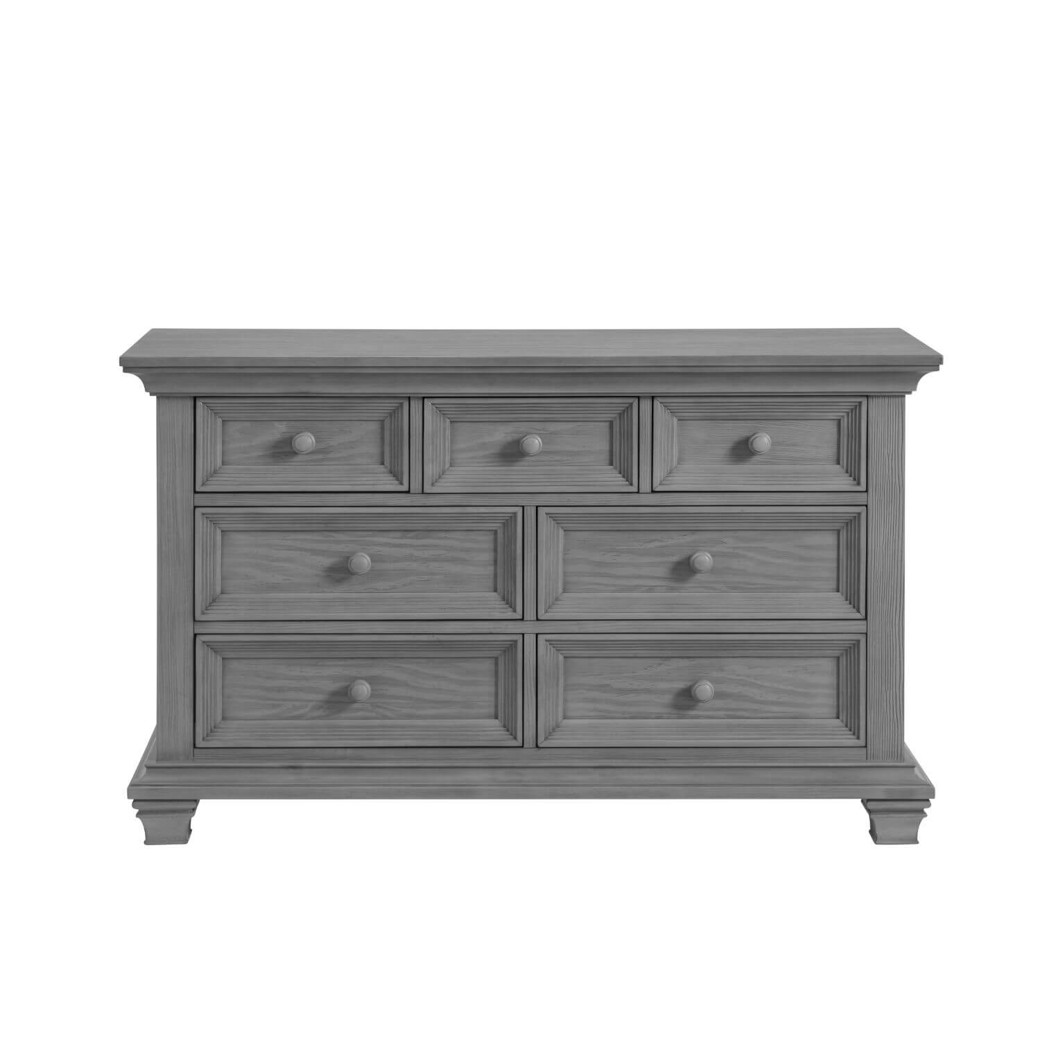 Oxford Baby Weston 7 Drawer Dresser Dusk Gray