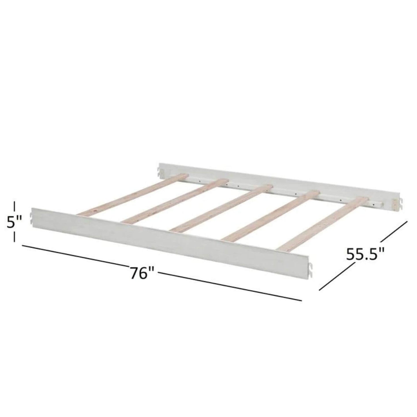 Oxford Baby Weston Full Bed Conversion Kit | Vintage White