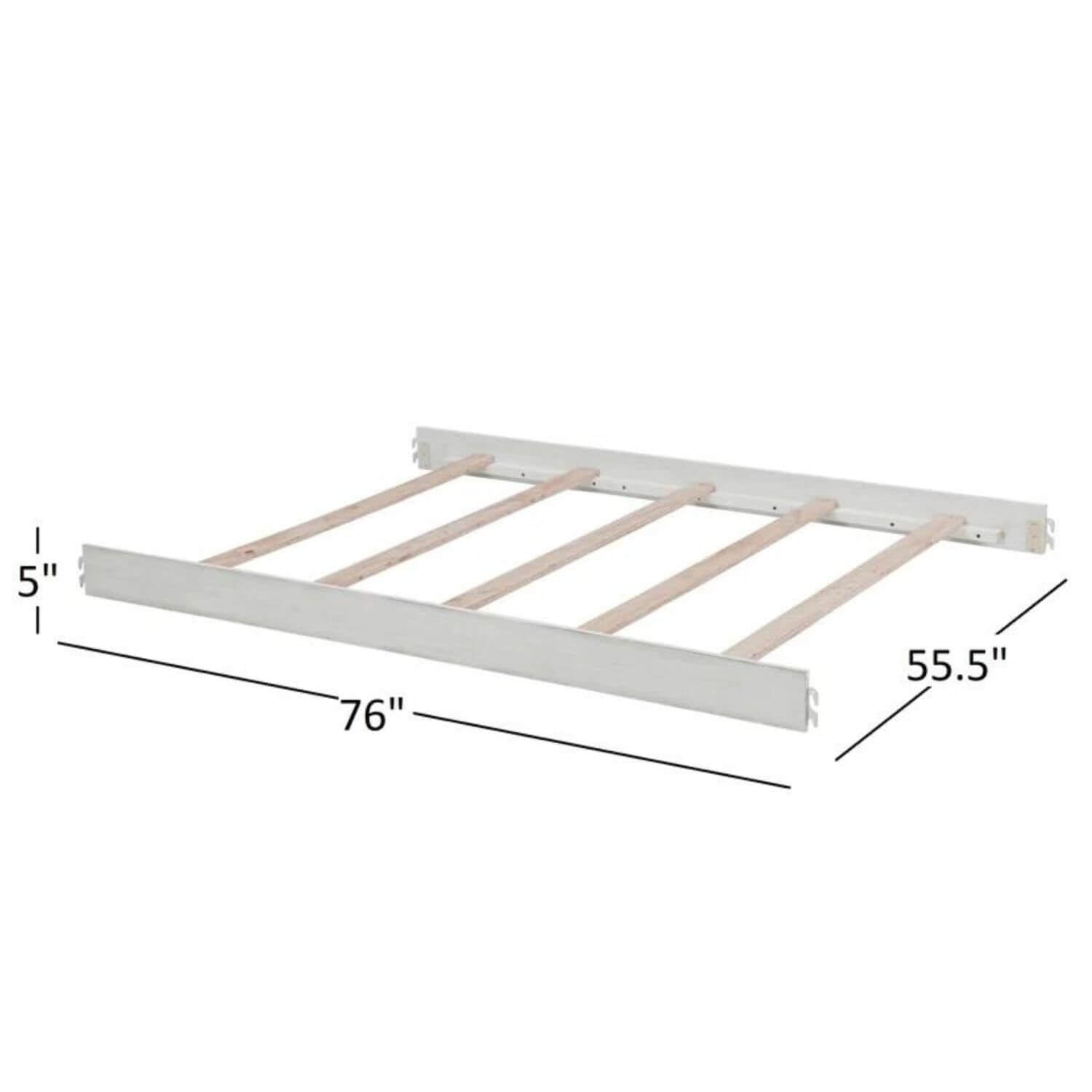 Oxford Baby Weston Full Bed Conversion Kit | Vintage White