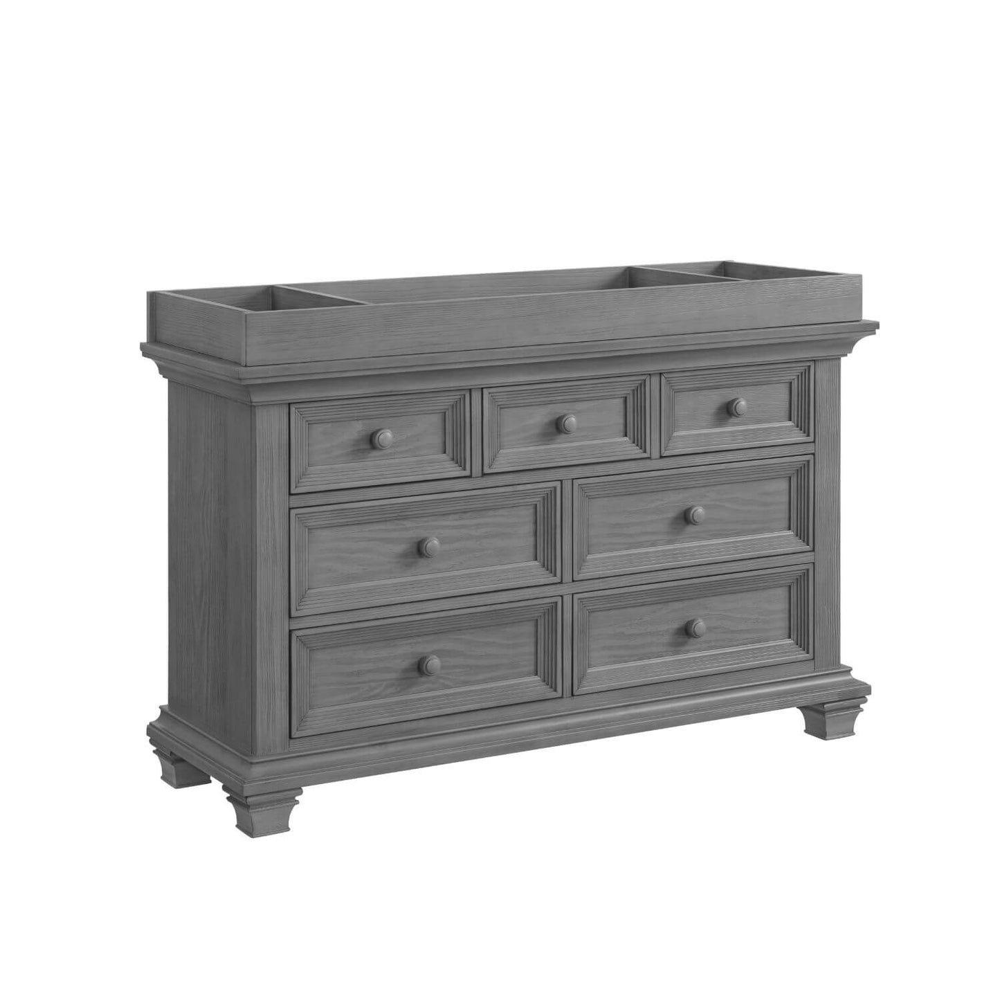 Oxford Baby Weston Changing Topper for 7 Drawer Dresser | Dusk Gray