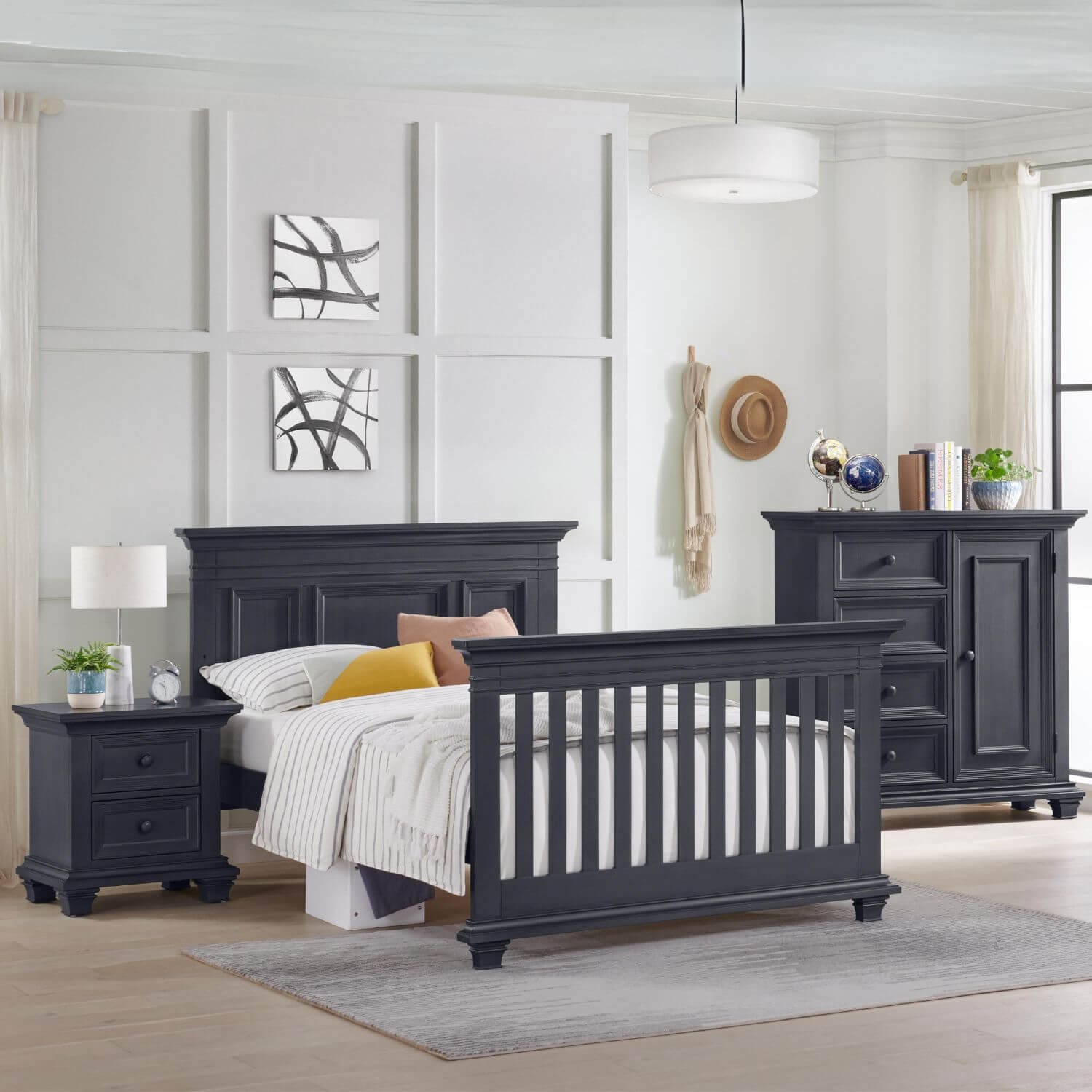 Oxford Baby Weston Full Bed Conversion Kit | Midnight Slate