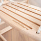 Detail of Wood and Hearts Climbing Playground