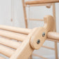 Detail of Wood and Hearts Climbing Playground