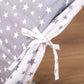 Detail of Wood and Hearts Large Climbing Arch w/ Pillow & Tent Starry Night