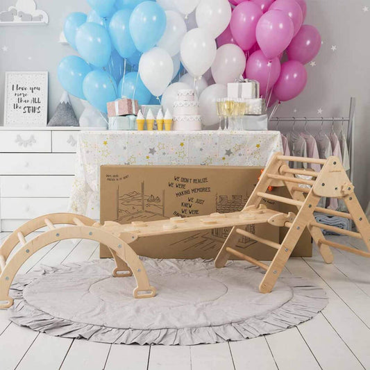 Wood and Hearts Montessori Climbing Set of 3