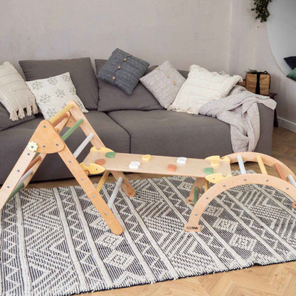 Wood and Hearts Montessori Climbing Set of 3