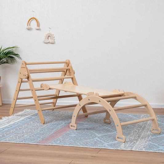 Wood and Hearts Montessori Climbing Set of 3