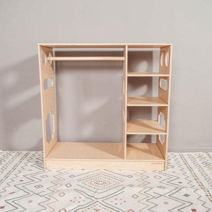 Wood and Hearts Montessori Closet